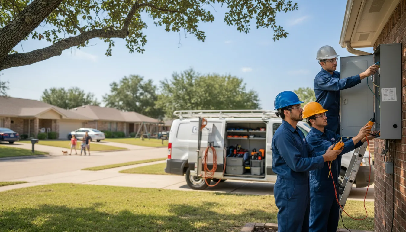 Certified electrician providing emergency electrical services in Colfax, LA